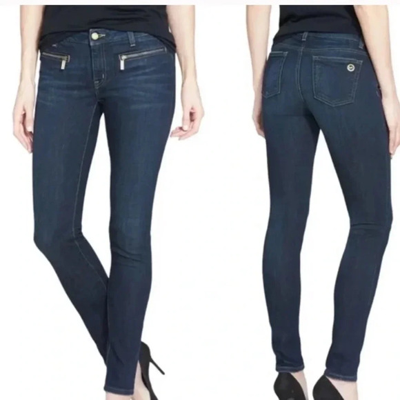 Michael Kors Skinny Jeans Zip Front Pockets - Picture 1 of 10